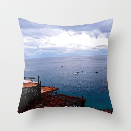 Positano: Amalfi Coast, Italy Throw Pillow