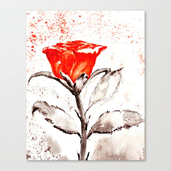 Just another rose Canvas Print