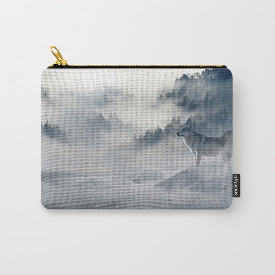Wolves loup 2 Carry-All Pouch