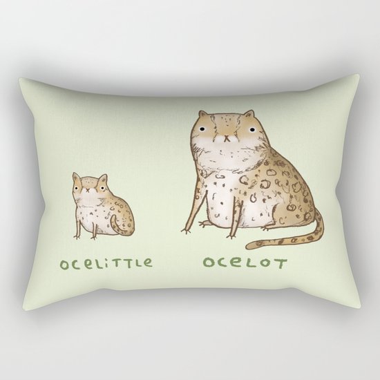 Ocelittle Ocelot Rectangular Pillow