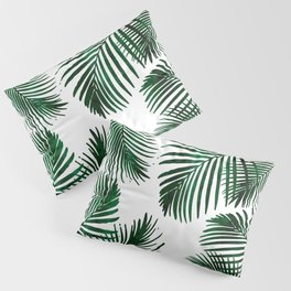 Tropical Palm Leaf Pillow Sham