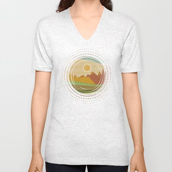 Textures/Abstract 137 Unisex V-Neck