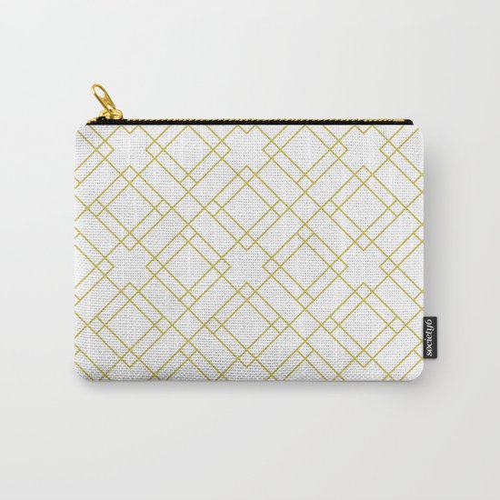 Simply Mod Diamond in Mod Yellow Carry-All Pouch