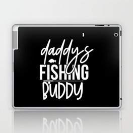 Daddy's Fishing Buddy Cute Kids Hobby Laptop Skin