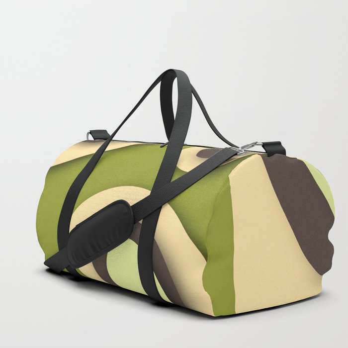 Geometric color mountain 8 Duffle Bag
