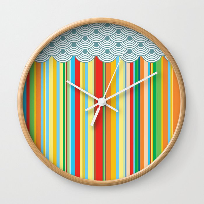 the stripes Wall Clock