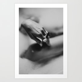 Black and white hands | People Photography prints | Framed art print Art Print