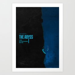 The Abyss (1989) - minimal poster Art Print