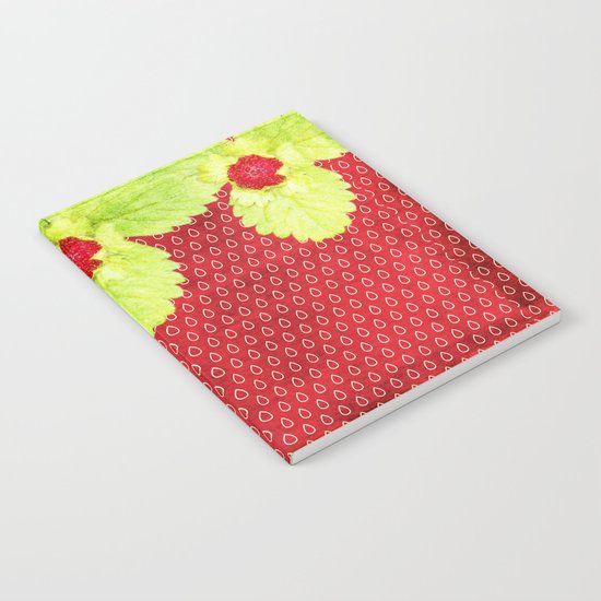 Strawberry LOVE - Strawberries pattern and Illustration Notebook