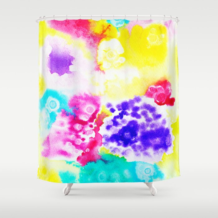 Abstract watercolor Shower Curtain