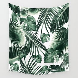 Tropical Jungle Leaves Dream #7 #tropical #decor #art #society6 Wall Tapestry