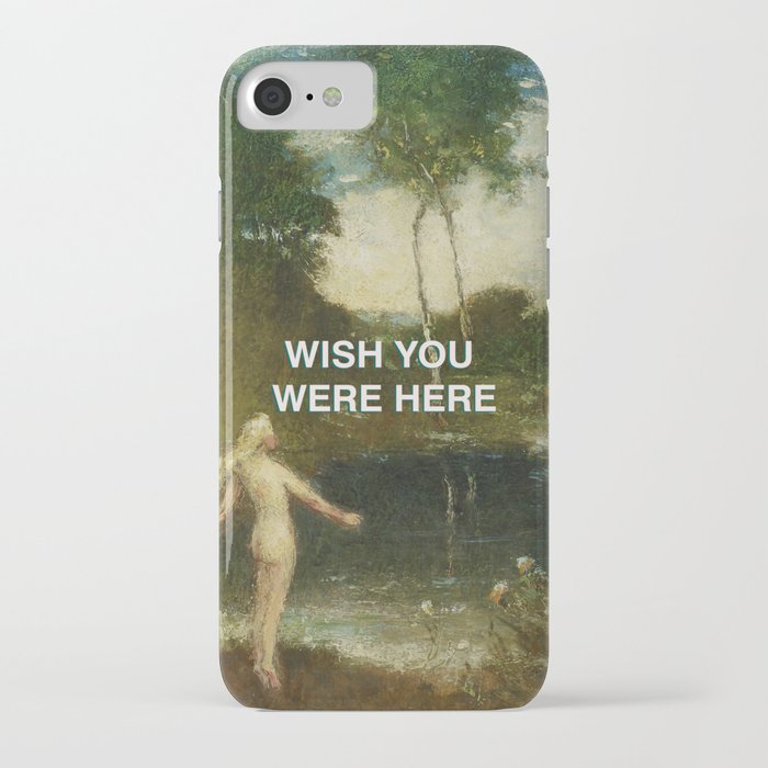 Wish you were here iPhone Case