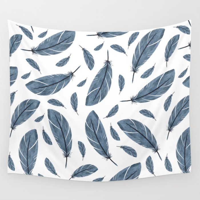 Feathers Wall Tapestry