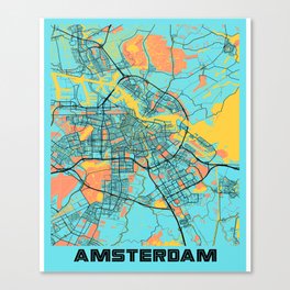 Amsterdam city Canvas Print