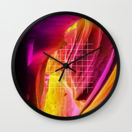 Residue of a Nameless Rage Wall Clock