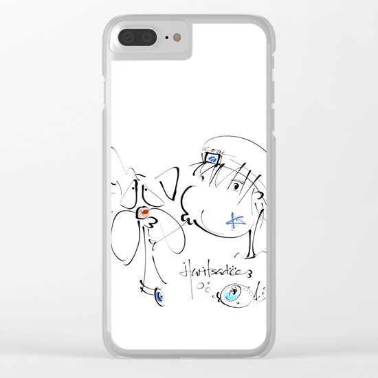 haritsadee 14 Clear iPhone Case