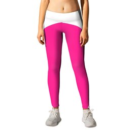 0 (Dark Pink & White Number) Leggings