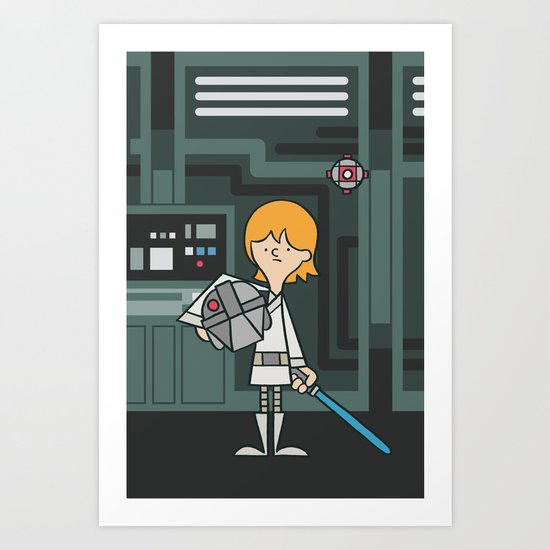EP4 : Luke Skywalker Art Print