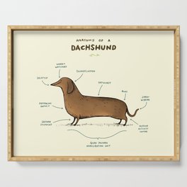 Anatomy of a Dachshund Serving Tray