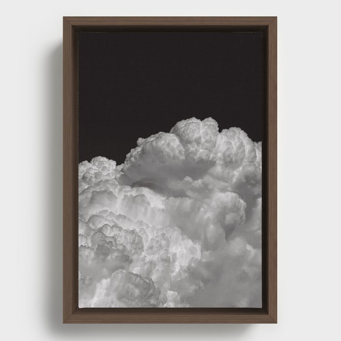 Up in the italian clouds Framed Canvas