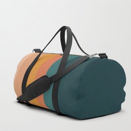Waves On Sunset Hill | Waves Texture Design Duffle Bag