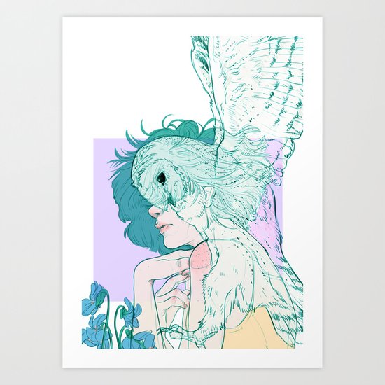 Harwood // Barn Owl Art Print