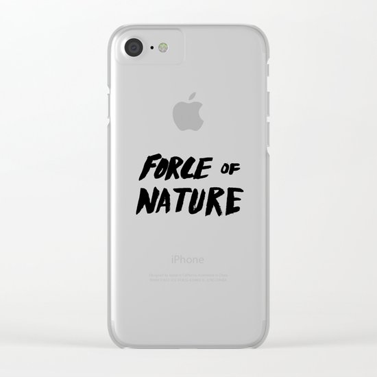 Force of Nature x Cloud Forest Clear iPhone Case