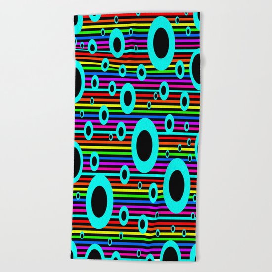 Hole in the water | Greek Quotes Beach Towel