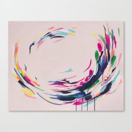 This Electric - Abstract Painting by Jen Sievers #society6 Canvas Print
