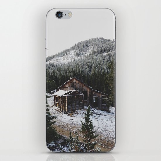 Snowy Cabin iPhone & iPod Skin