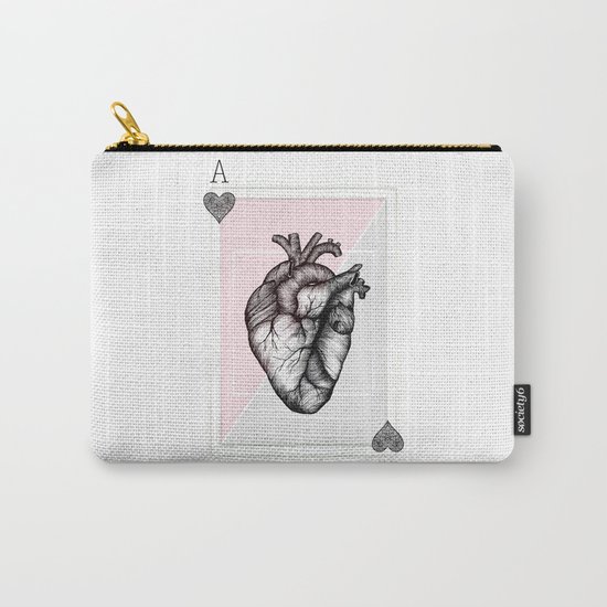 Ace of Hearts Carry-All Pouch