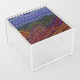 Rainbow Mountains Acrylic Box