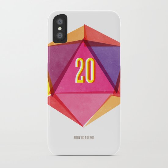 Rolling D20's Like A Big Shot iPhone Case