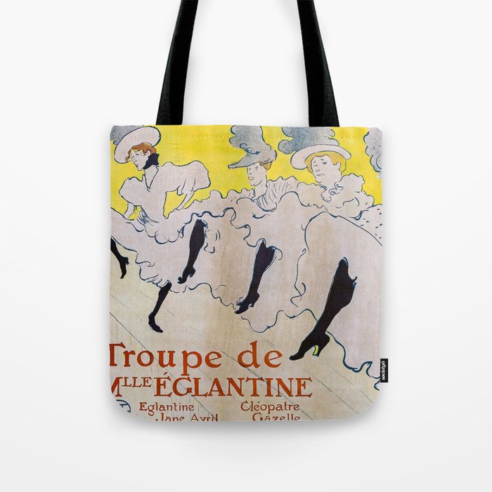 Toulouse-Lautrec - Troupe de Mlle Eglantine Tote Bag