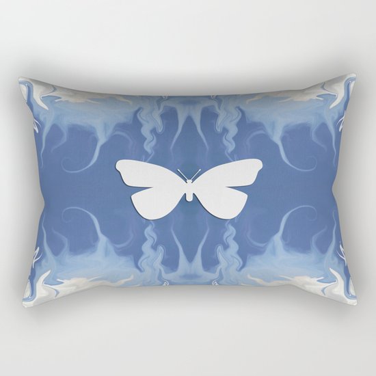 Floating through the Blue Haze... Rectangular Pillow