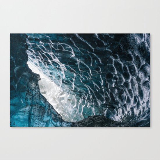 Cave of waves Canvas Print