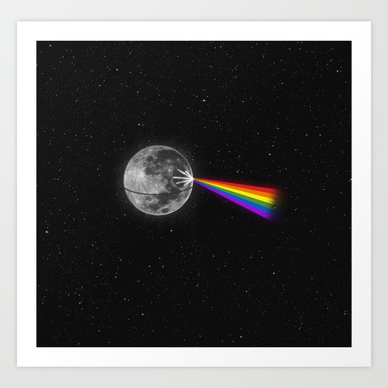 The Dark Side of the Moon Art Print