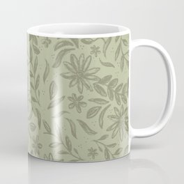 pretty green florals Coffee Mug