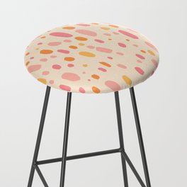 Besotted & Spotted - Warm Colors Bar Stool