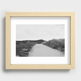 Dunes route  Recessed Framed Print