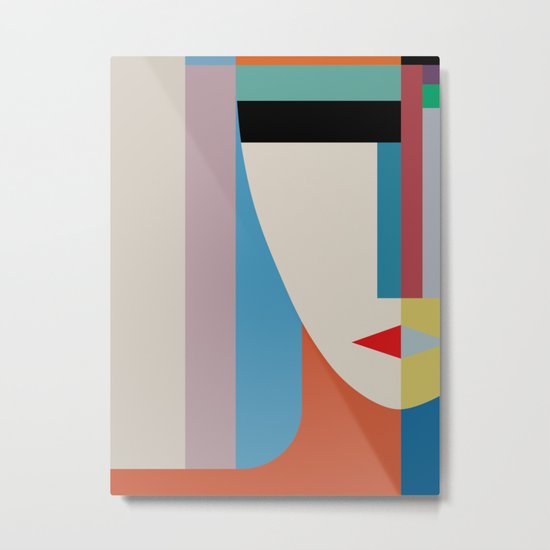 Absolute Face Metal Print