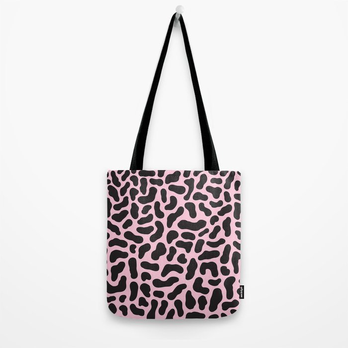 Abstract Pattern 001 - Pink Tote Bag by ghostlyferns | Society6