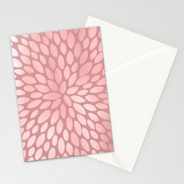 Floral Bloom in Pink Stationery Card