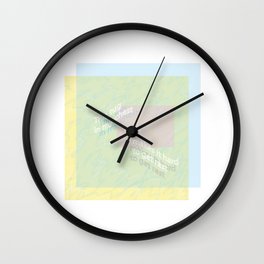 Tugging chest Wall Clock