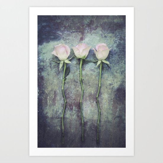 Three Roses IV Art Print