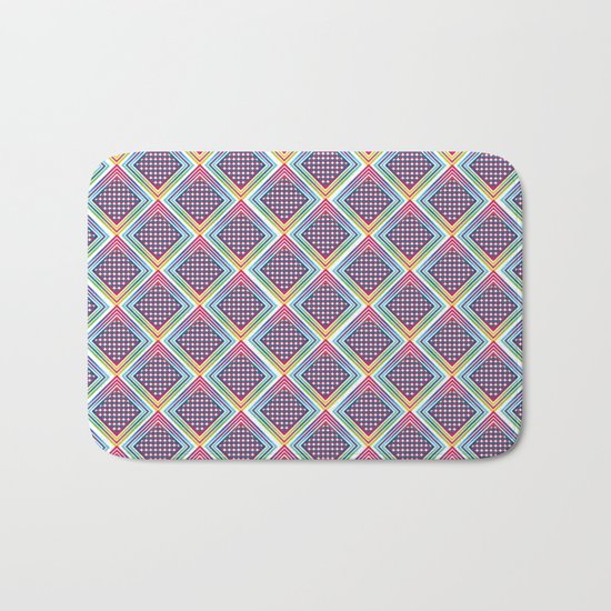 Gradient Rhombus Bath Mat