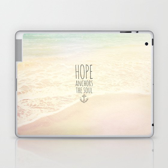 HOPE ANCHORS THE SOUL  Laptop & iPad Skin