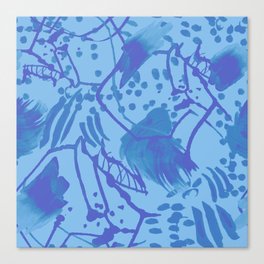 Electrical Spots in Blue! Canvas Print