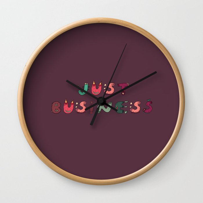 Just business. Wall Clock