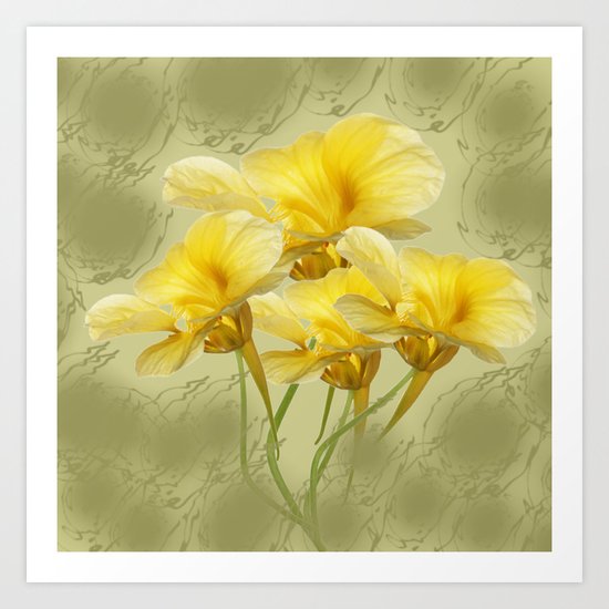 Summer Day Floral Art Print